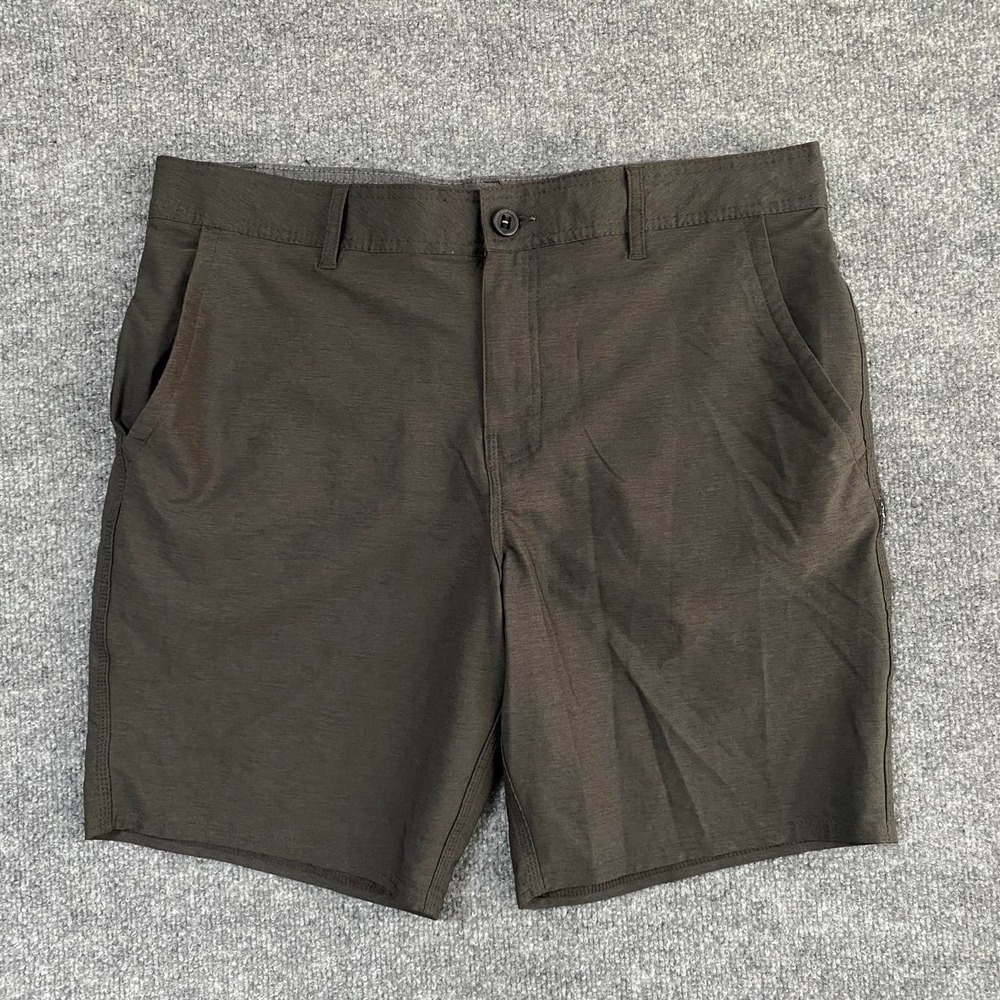 O'NEILL HYBRID MENS SHORTS CHARCOAL GREY HYBRID WALK STRETCH FLAT SLASH SURFER